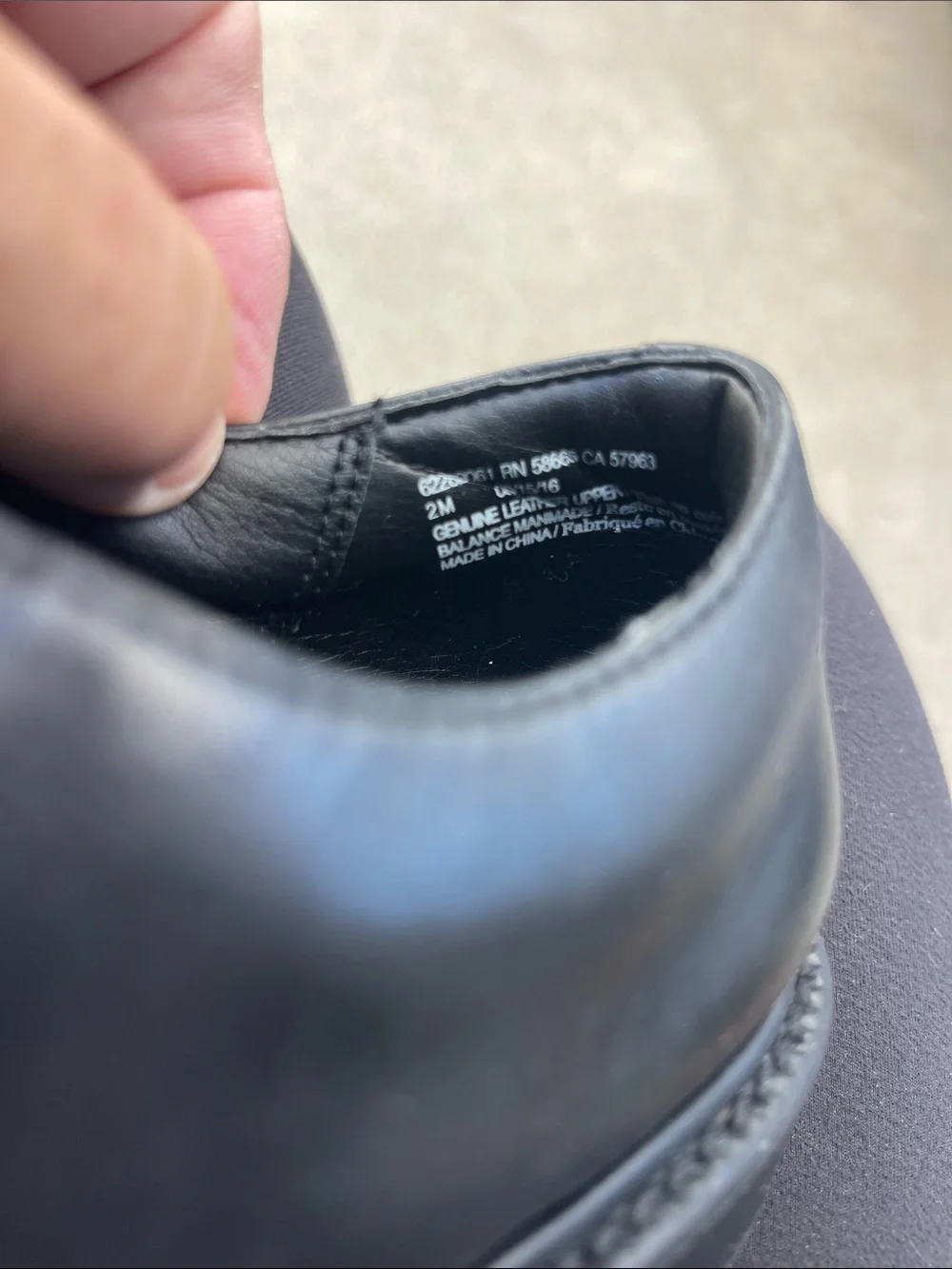 NIB C2 by Boys Size 2 Calibrate Black Leather Lace-Up Oxford Shoes “Ksbraden”